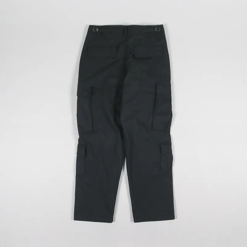 Stussy Mens Outdoor Nylon Ripstop Surplus Cargo Pants Black