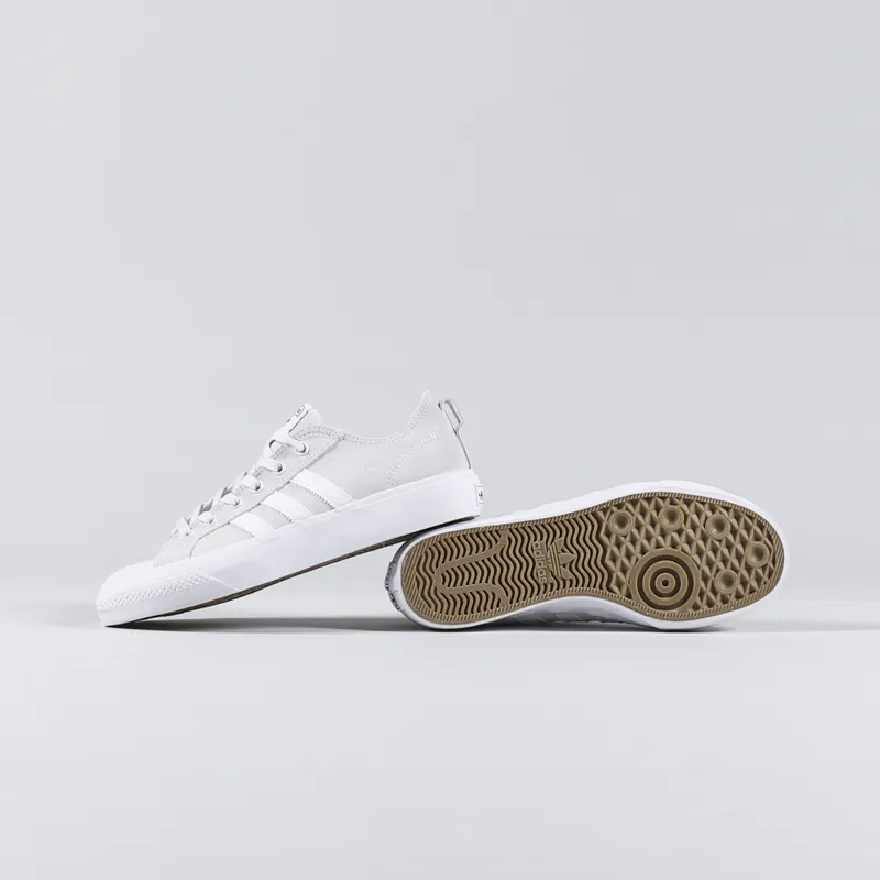 Adidas Skateboarding Nizza Low ADV Shoes Crystal White-2