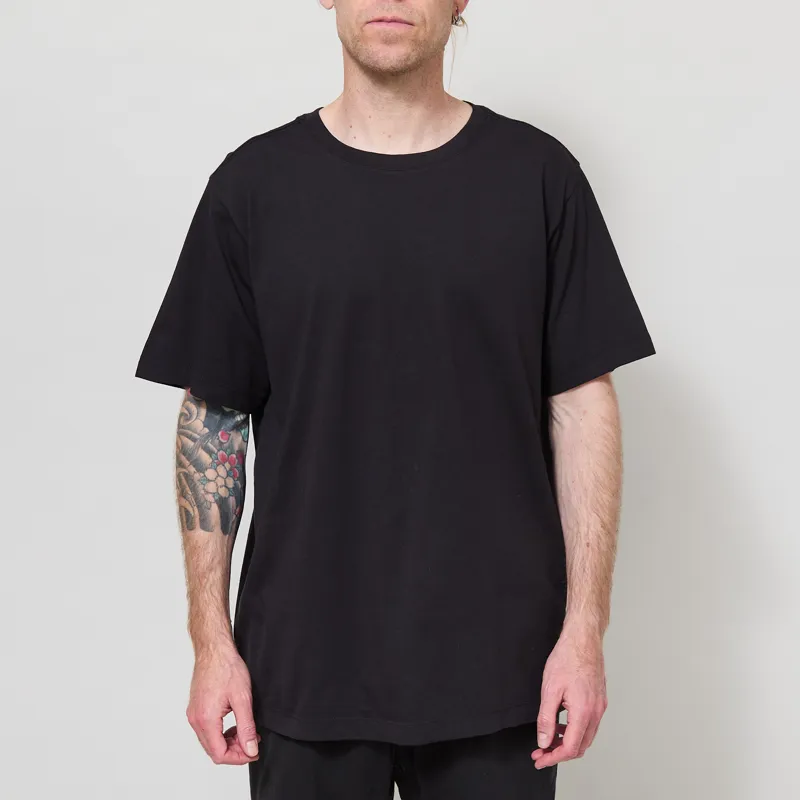 Organic Basics True Heavy Boxy Fit T Shirt Black