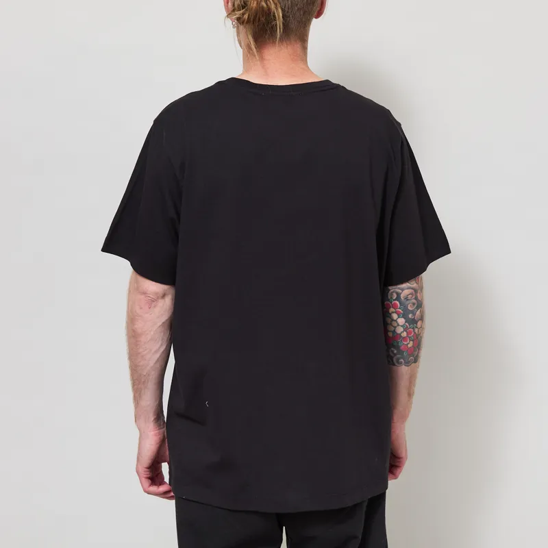Organic Basics True Heavy Boxy Fit T Shirt Black-2