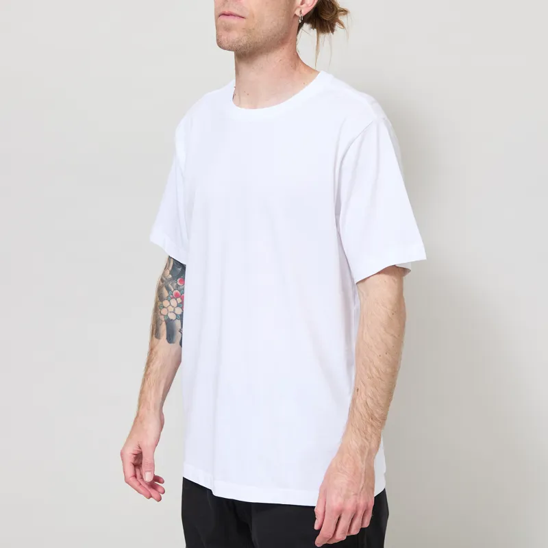 Organic Basics True Heavy Boxy Fit T Shirt White-1