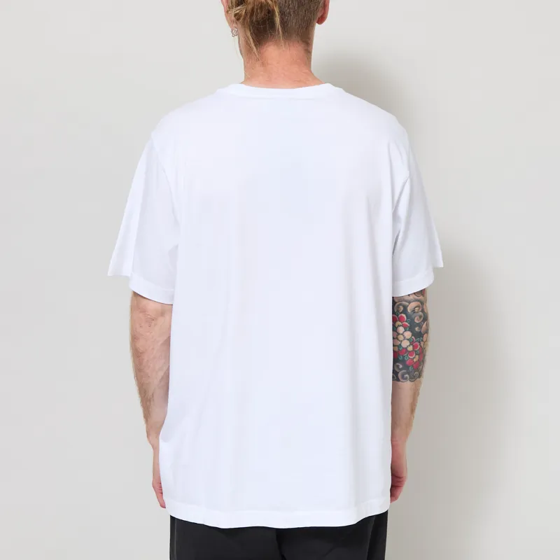 Organic Basics True Heavy Boxy Fit T Shirt White-2