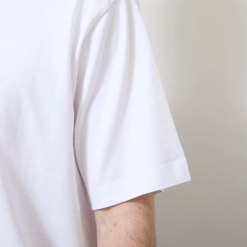 Organic Basics True Heavy Boxy Fit T Shirt White-4
