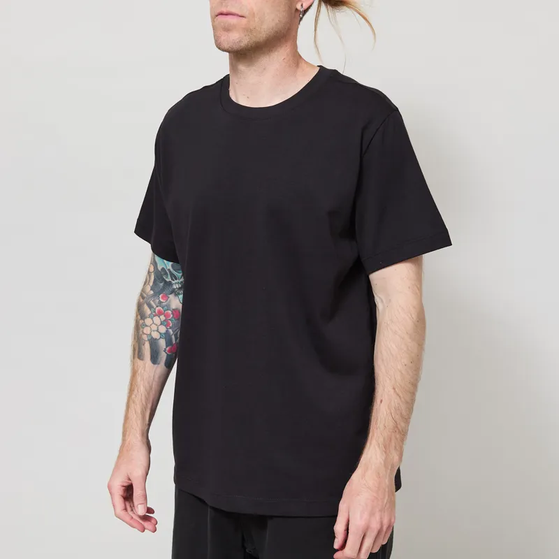Organic Basics True Heavy Regular Fit T Shirt Black-1