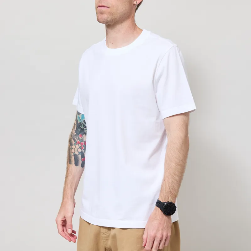 Organic Basics True Heavy Regular Fit T Shirt White-1