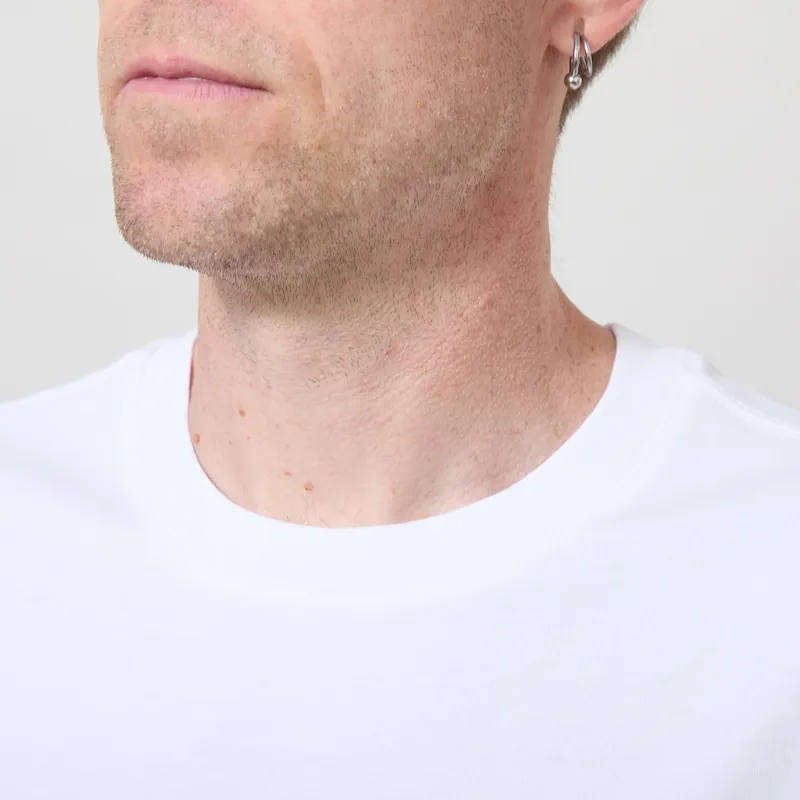 Organic Basics True Heavy Regular Fit T Shirt White-3