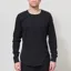Organic Basics Waffle Raglan Long Sleeve Black