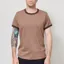 Organic Basics True Heavy Ringer T Shirt Shadow
