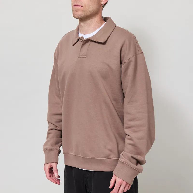 Organic Basics Weekend Polo Shadow-1
