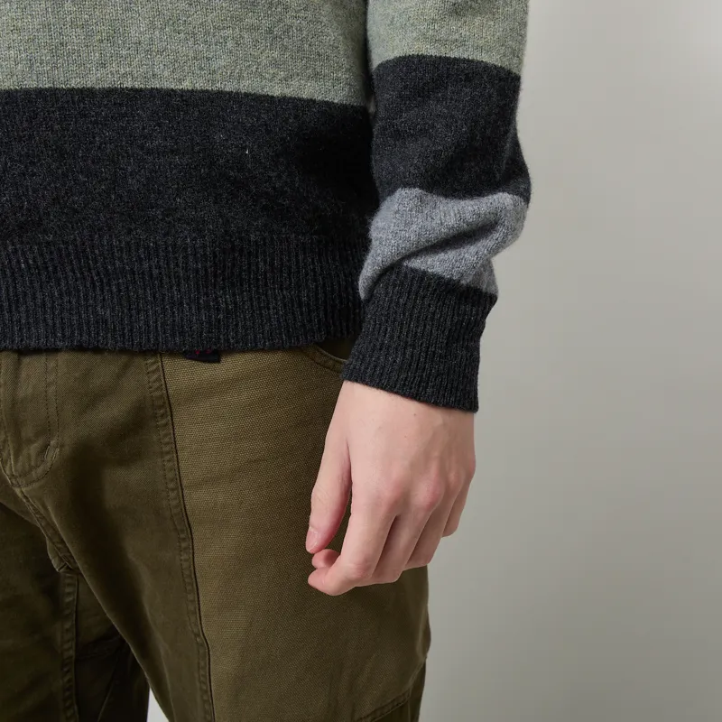 Pittari Knitted Offa Polo Sweater Charcoal Combo-6