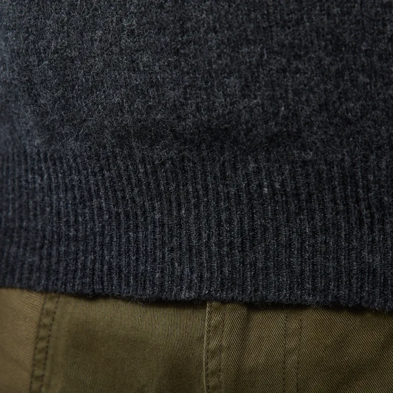 Pittari Knitted Offa Polo Sweater Charcoal Combo-7