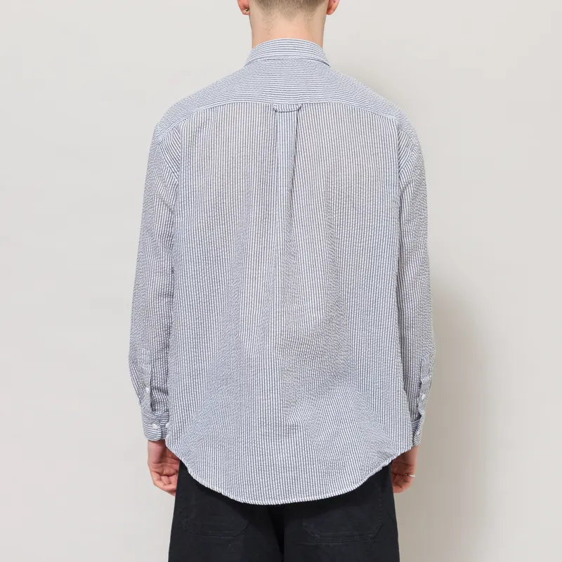 Frizmworks OG Stripe Seersucker Shirt Black-2