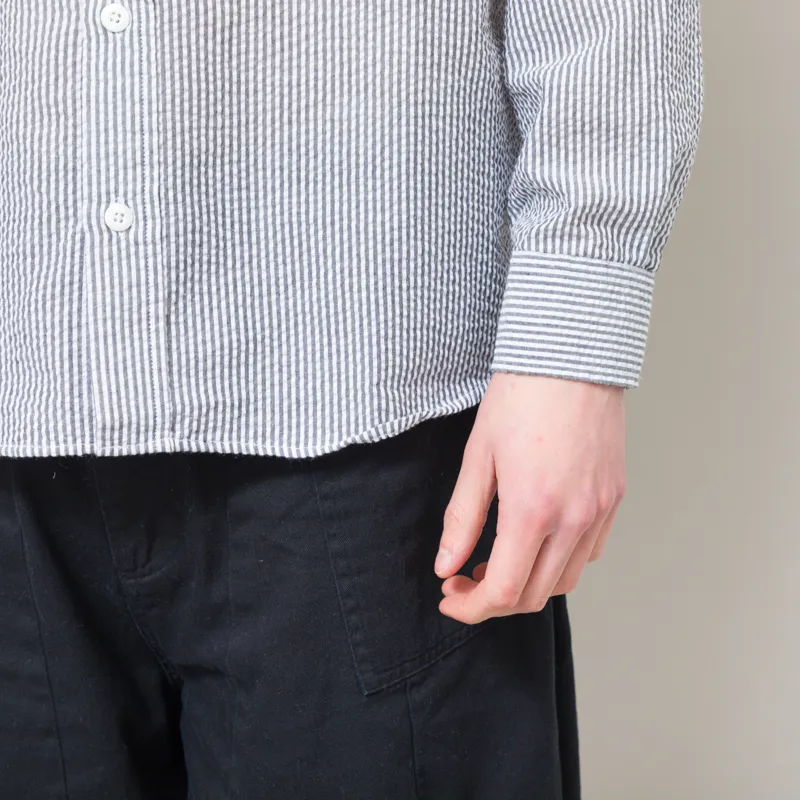 Frizmworks OG Stripe Seersucker Shirt Black-7