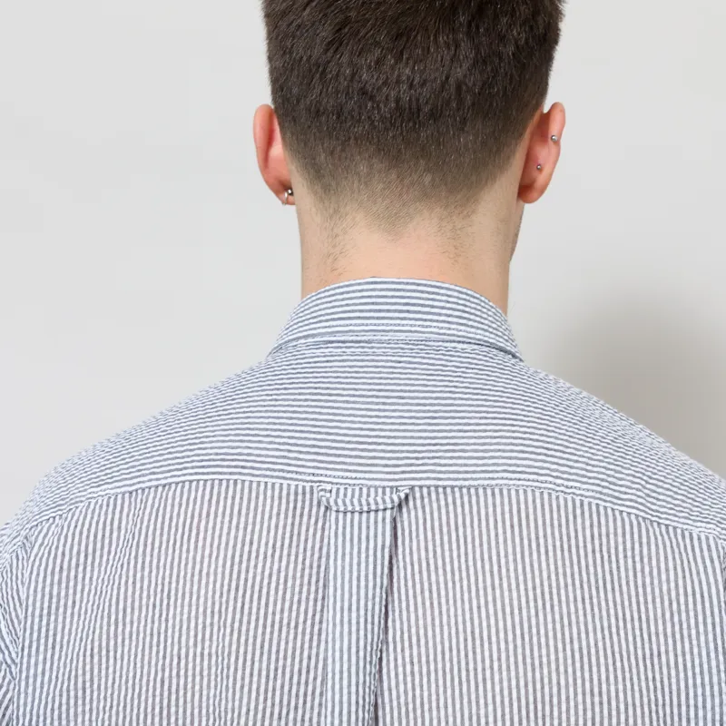 Frizmworks OG Stripe Seersucker Shirt Black-4