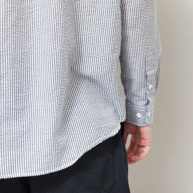 Frizmworks OG Stripe Seersucker Shirt Black-8