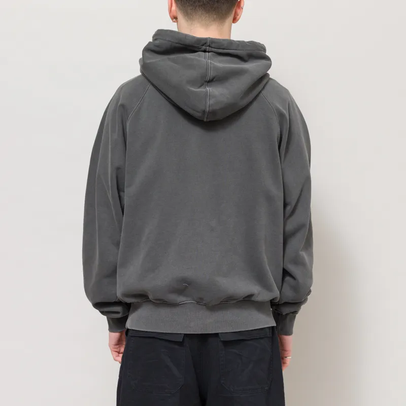 Frizmworks OG Pigment Dyeing Hoodie Charcoal-2