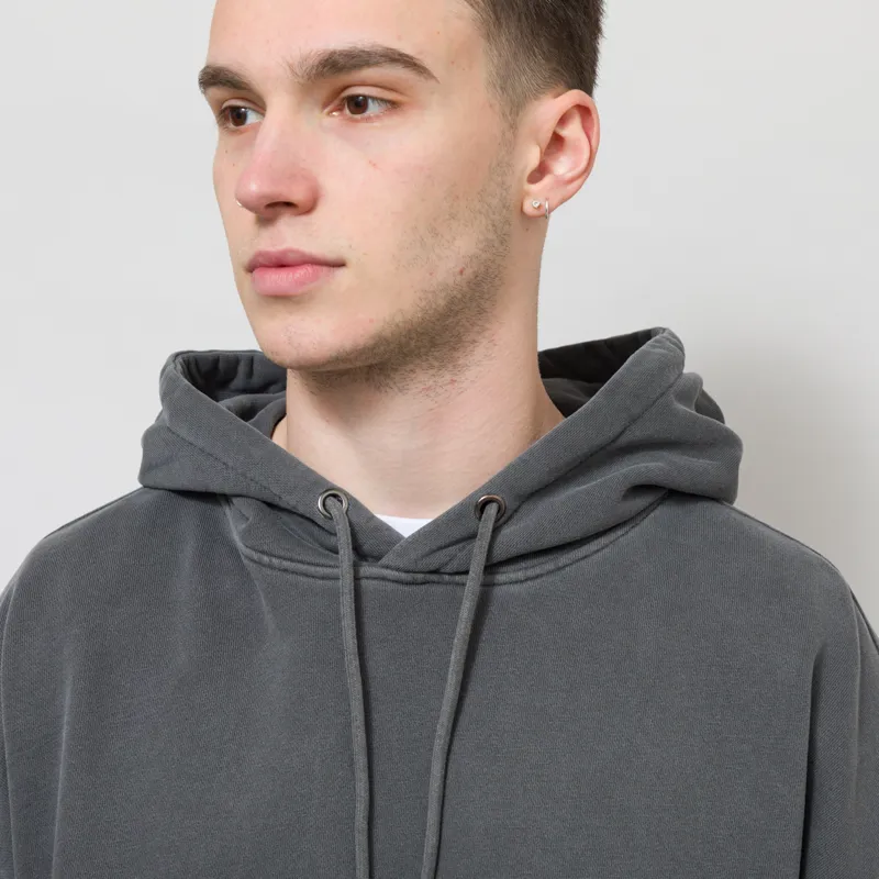 Frizmworks OG Pigment Dyeing Hoodie Charcoal-3