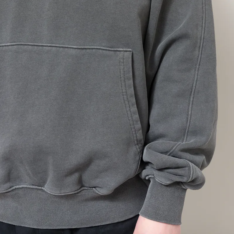 Frizmworks OG Pigment Dyeing Hoodie Charcoal-5