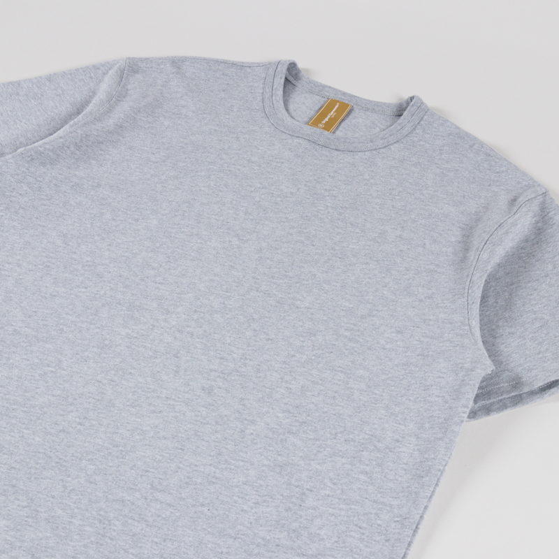 Frizmworks OG Double Rib Oversized T Shirt Melange Grey-1