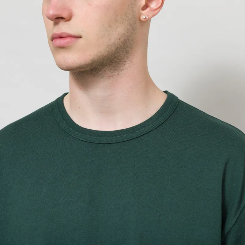 Frizmworks OG Double Rib Oversized T Shirt Dark Green-3
