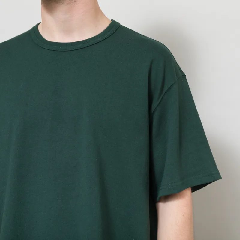 Frizmworks OG Double Rib Oversized T Shirt Dark Green-2