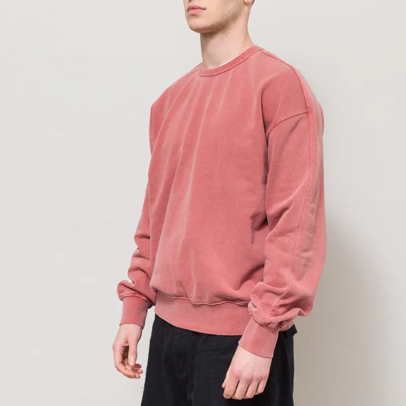 Frizmworks OG Pigment Dyeing Sweatshirt Pink-1
