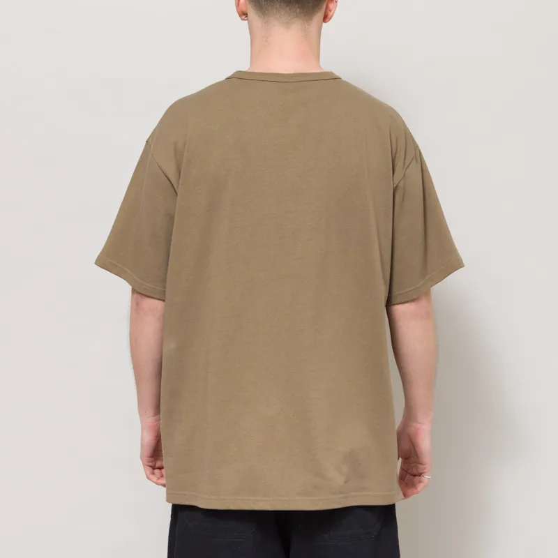 Frizmworks OG Double Rib Oversized T Shirt Mud-1