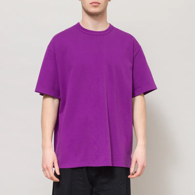 Frizmworks OG Double Rib Oversized T Shirt Purple