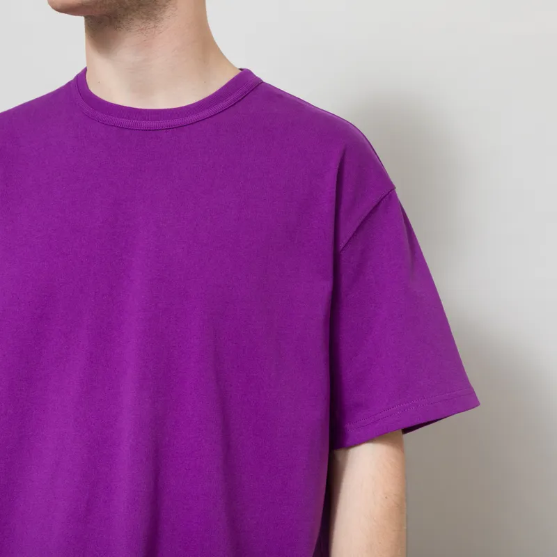 Frizmworks OG Double Rib Oversized T Shirt Purple-3
