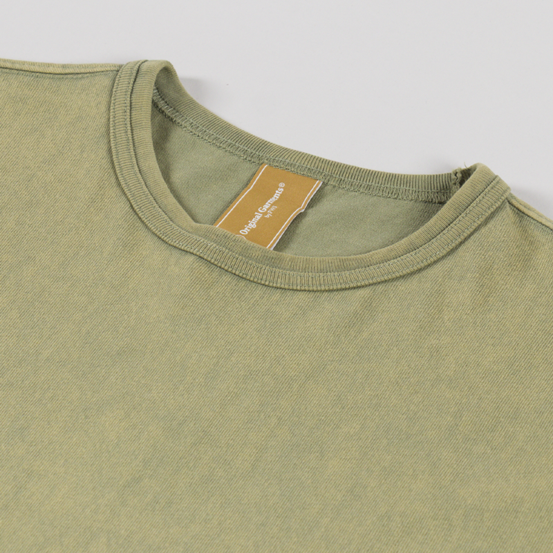 Frizmworks OG Vintage Dye Half T Shirt Mustard-2