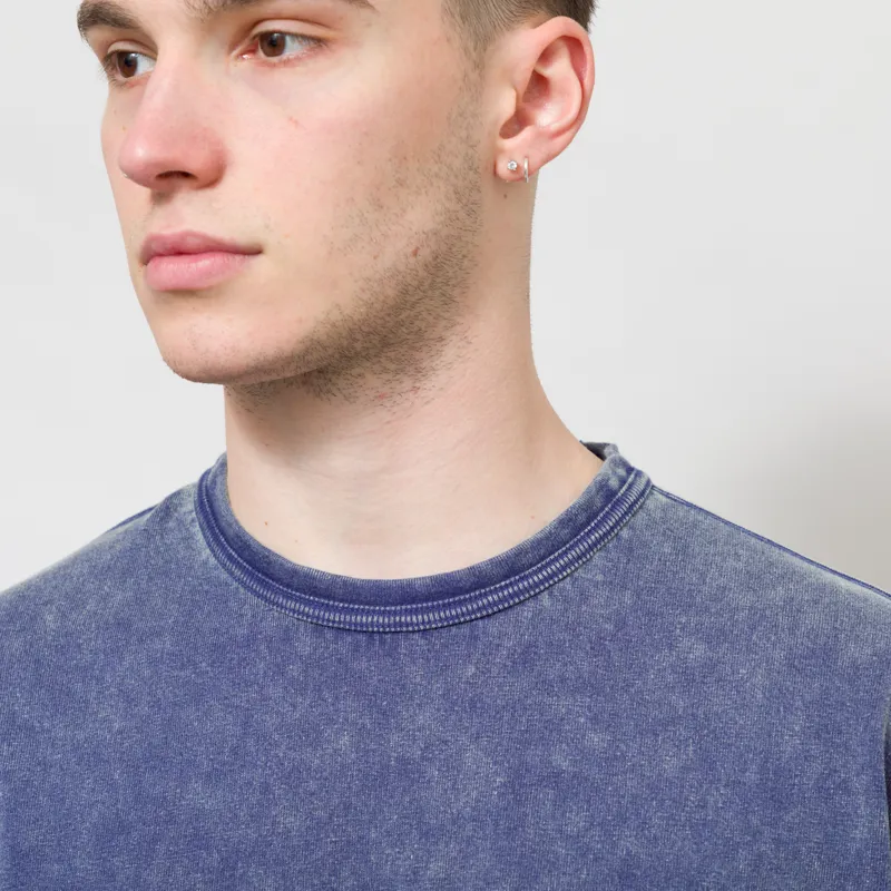 Frizmworks OG Vintage Dye Half T Shirt Washed Navy-2