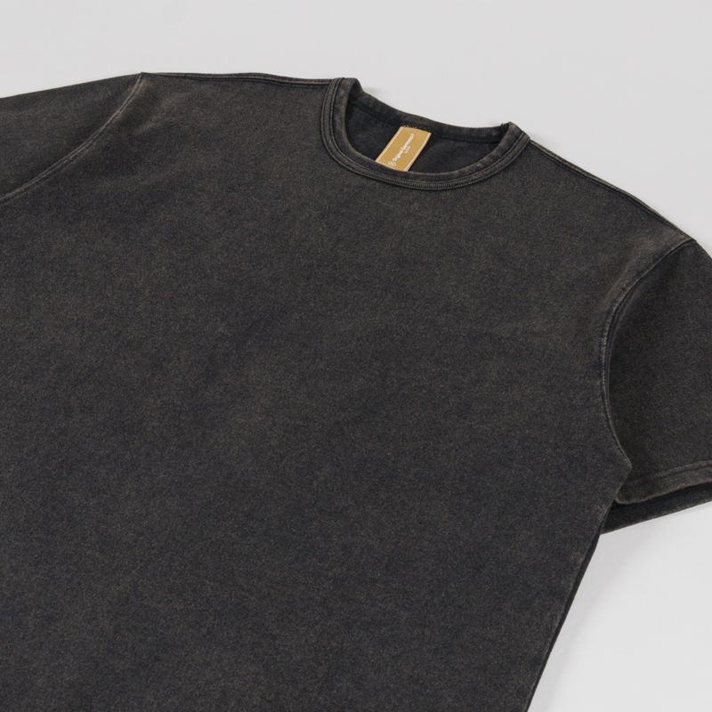 Frizmworks OG Vintage Dye Half T Shirt Black Brown-1