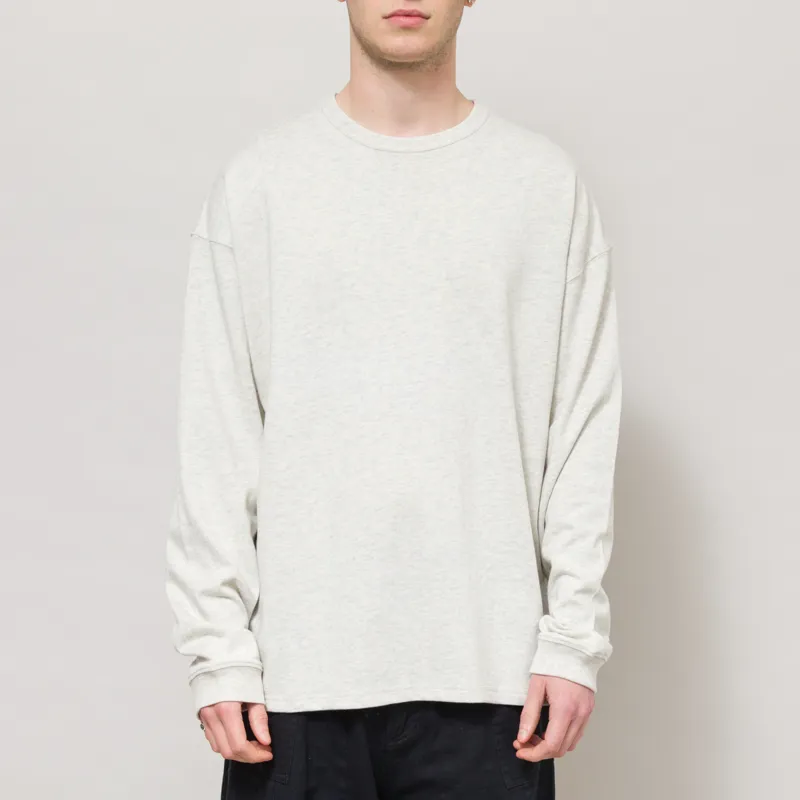 Frizmworks OG Double Rib Oversized Long Sleeve T Shirt Oatmeal