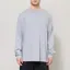 Frizmworks OG Double Rib Oversized Long Sleeve T Shirt Grey