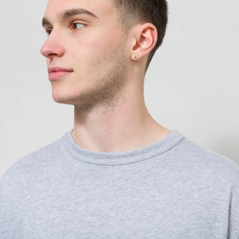 Frizmworks OG Double Rib Oversized Long Sleeve T Shirt Grey-3