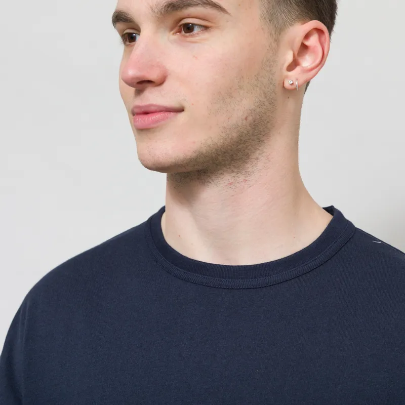 Frizmworks OG Double Rib Oversized Long Sleeve T Shirt Navy-3