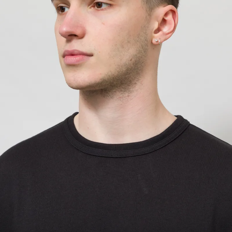 Frizmworks OG Double Rib Oversized Long Sleeve T Shirt Black-3