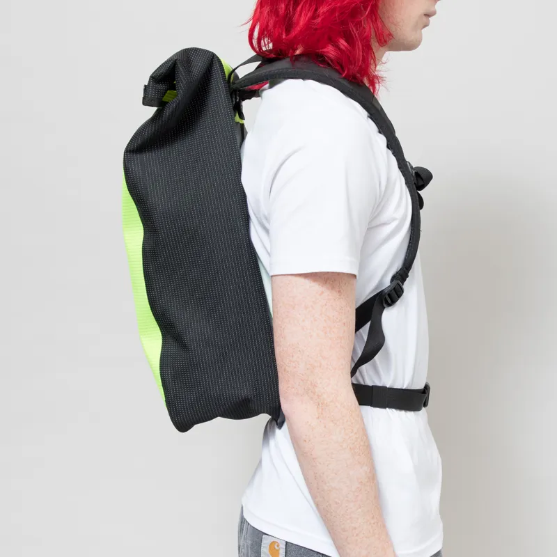 ORTLIEB Velocity High-Vis Backpack 23L Neon Yellow Black Reflective-2