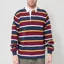Opensider Classic Rugby Shirt Burgundy Multi Stripe