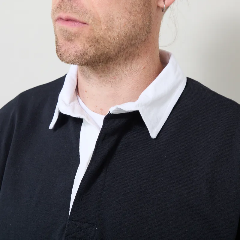 Opensider Classic Rugby Shirt Black-3