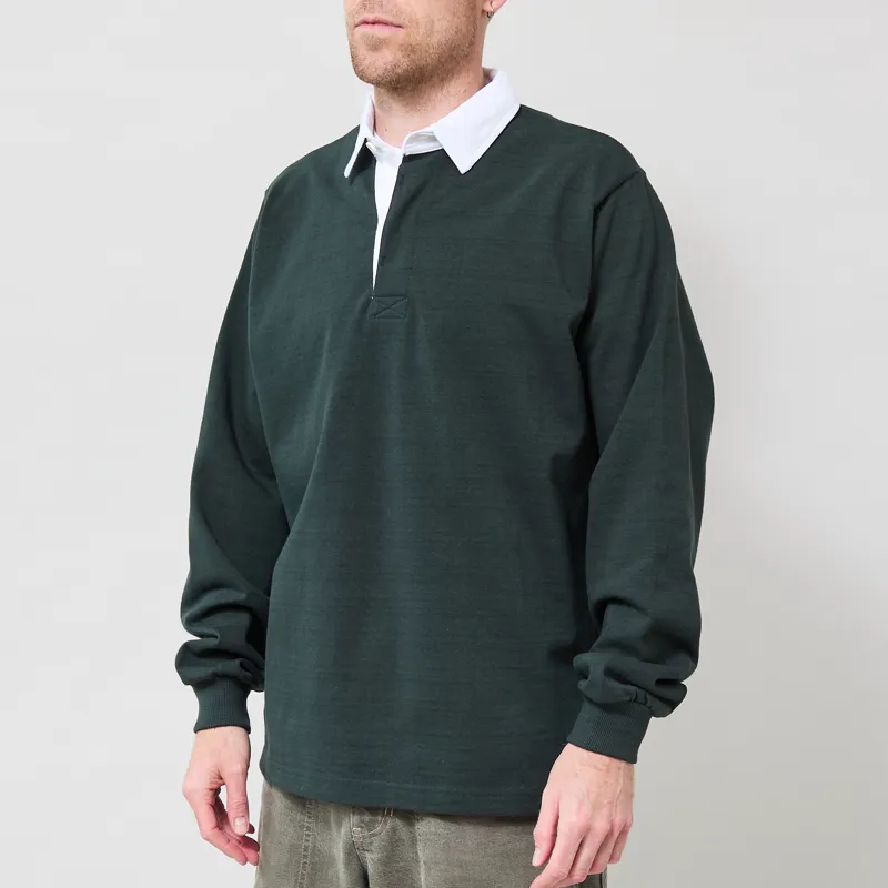Opensider Classic Rugby Shirt Forest-1