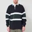 Opensider Classic Rugby Shirt Black Tri-Stripe