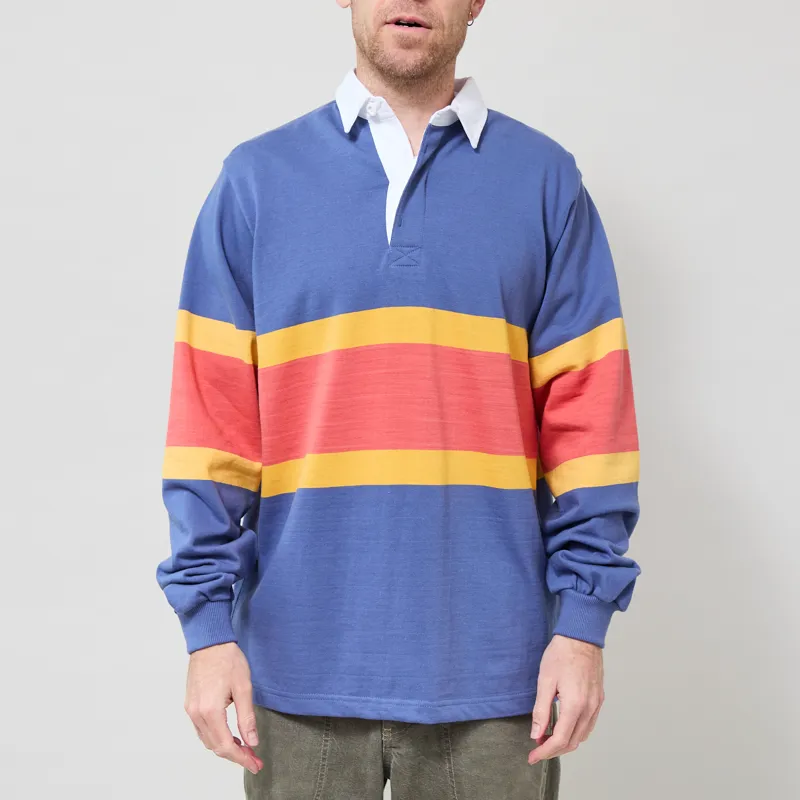 Opensider Classic Rugby Shirt Blue Tri-Stripe