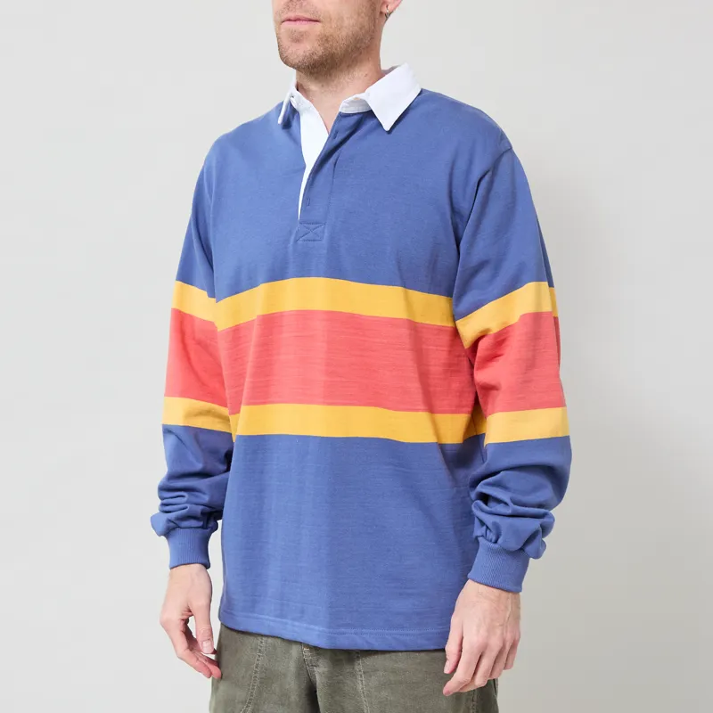 Opensider Classic Rugby Shirt Blue Tri-Stripe-1