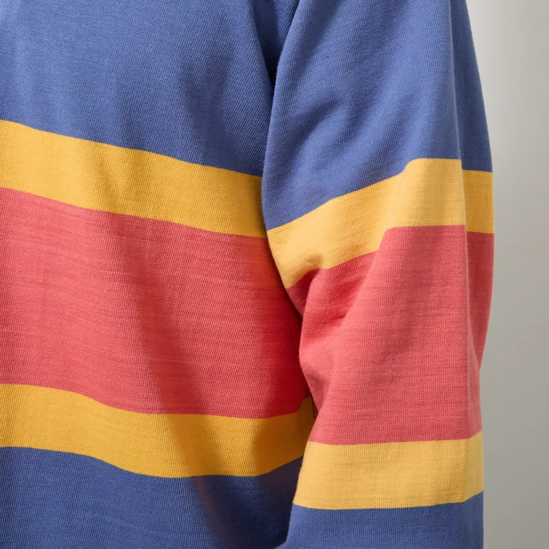 Opensider Classic Rugby Shirt Blue Tri-Stripe-5