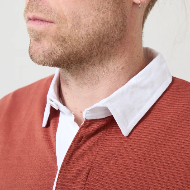 Opensider Classic Rugby Shirt Clay Tri-Stripe-3