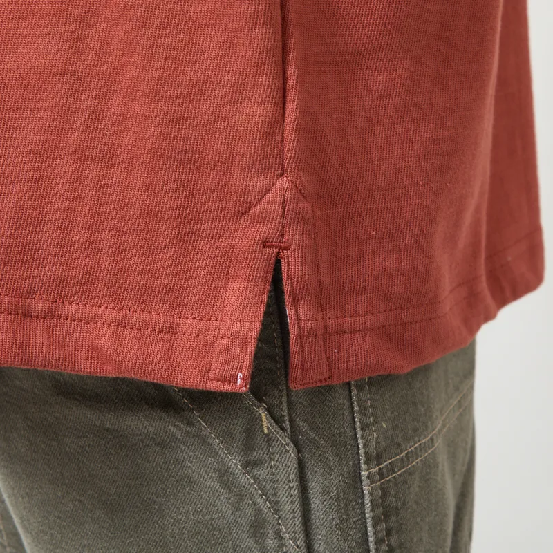 Opensider Classic Rugby Shirt Clay Tri-Stripe-7