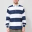 Opensider Classic Rugby Shirt Blue Wide Stripe
