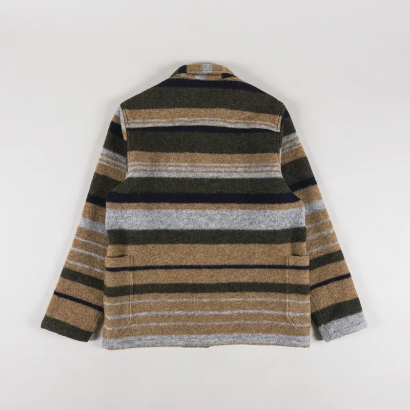 Kestin Ormiston Jacket Tan Olive Navy Wool Blend-1