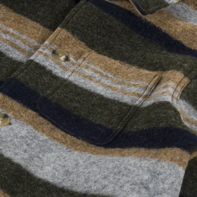 Kestin Ormiston Jacket Tan Olive Navy Wool Blend-5